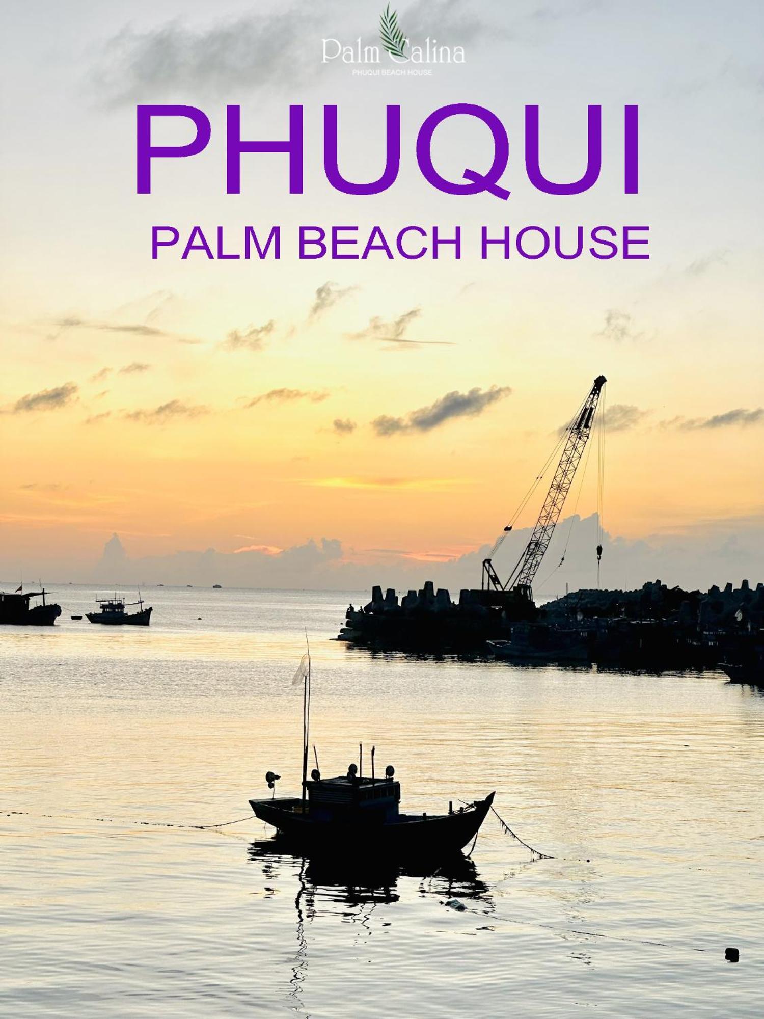 Palmcalina - Phuqui Beach House Cu Lao Thu Eksteriør bilde